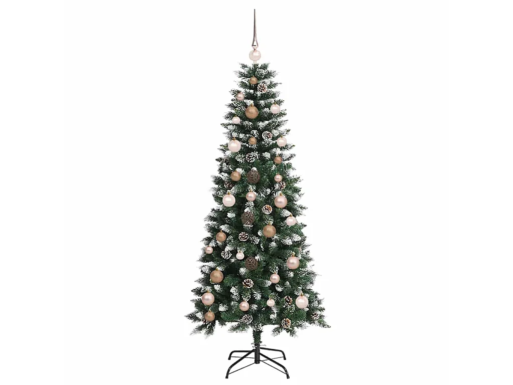Sapin de Noël artificiel avec 150 LED Vert 66 x 66 x 150 cm