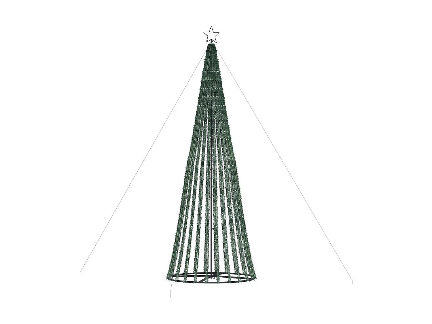 LED-kerstboom 1028 warmwitte LED's 403 cm