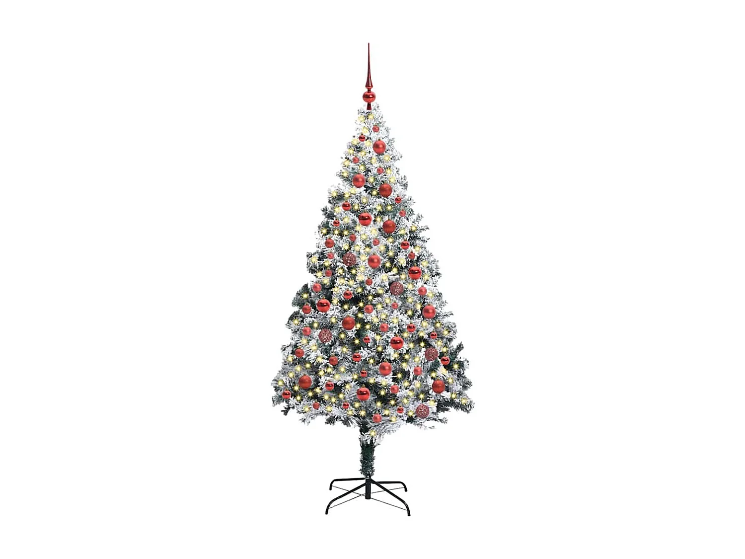 Kunstkerstboom Groen 180 cm PVC, Staal en Kunststof