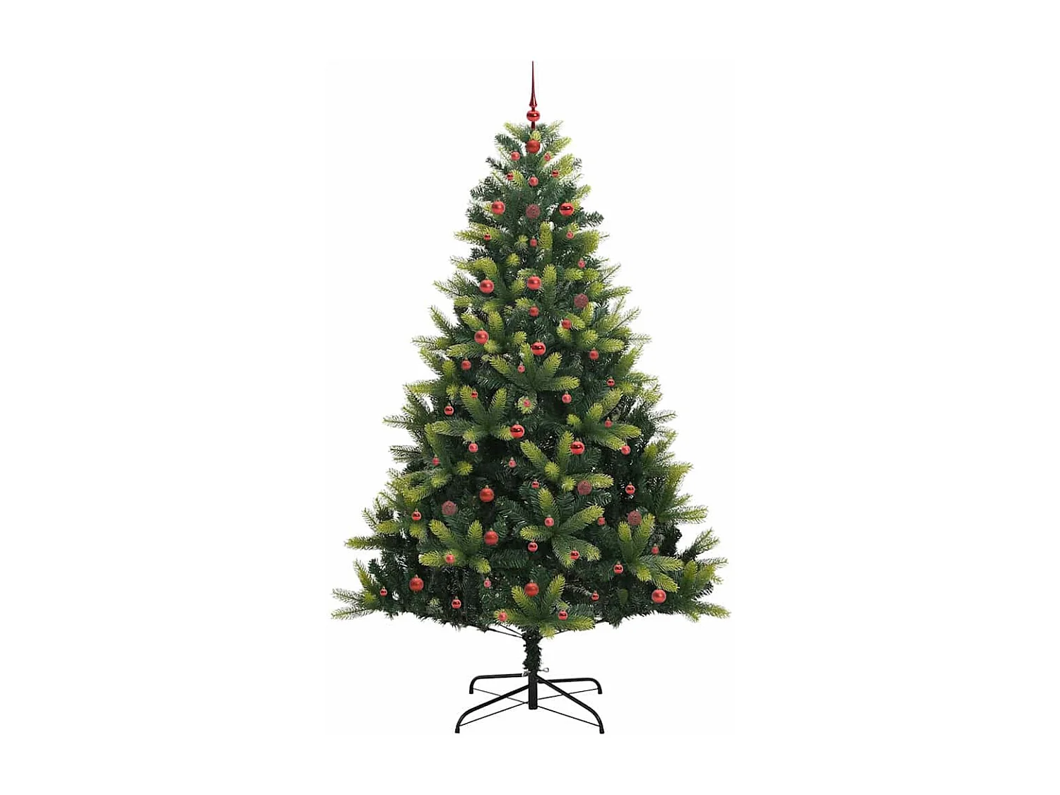 Albero di Natale artificiale flessibile in silicone 300 LED 240 cm