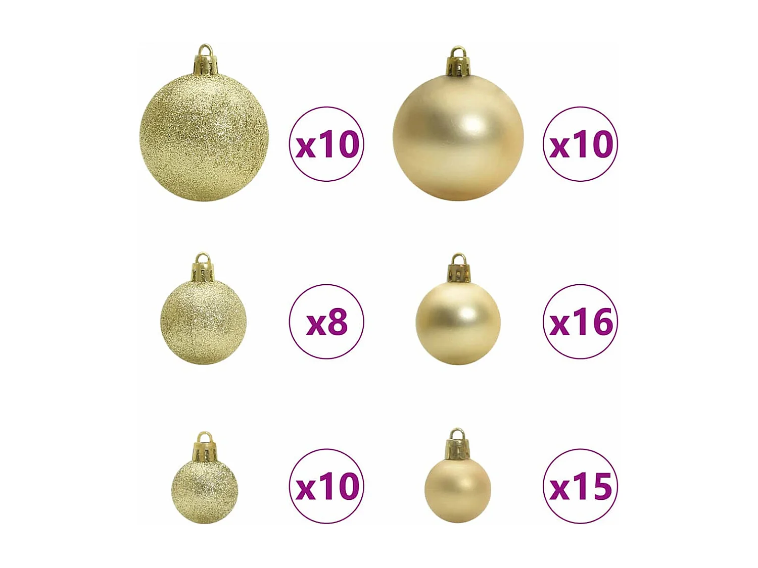 Sapin de Noël artificiel Vert 210 cm PVC, Acier et Plastique