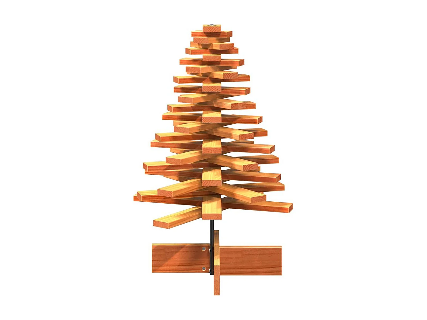 Arbre de Noël en bois pour décoration 80 cm bois de pin massif