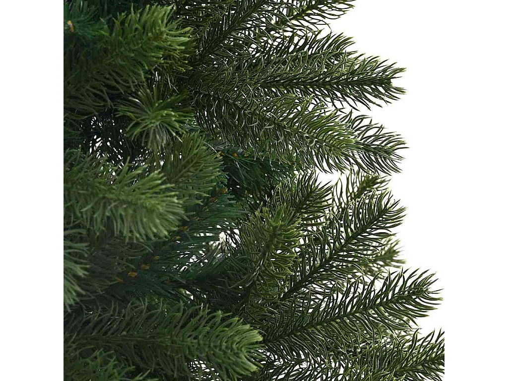 Künstlicher Weihnachtsbaum mit 300 LEDs Grün 210 cm PE und PVC