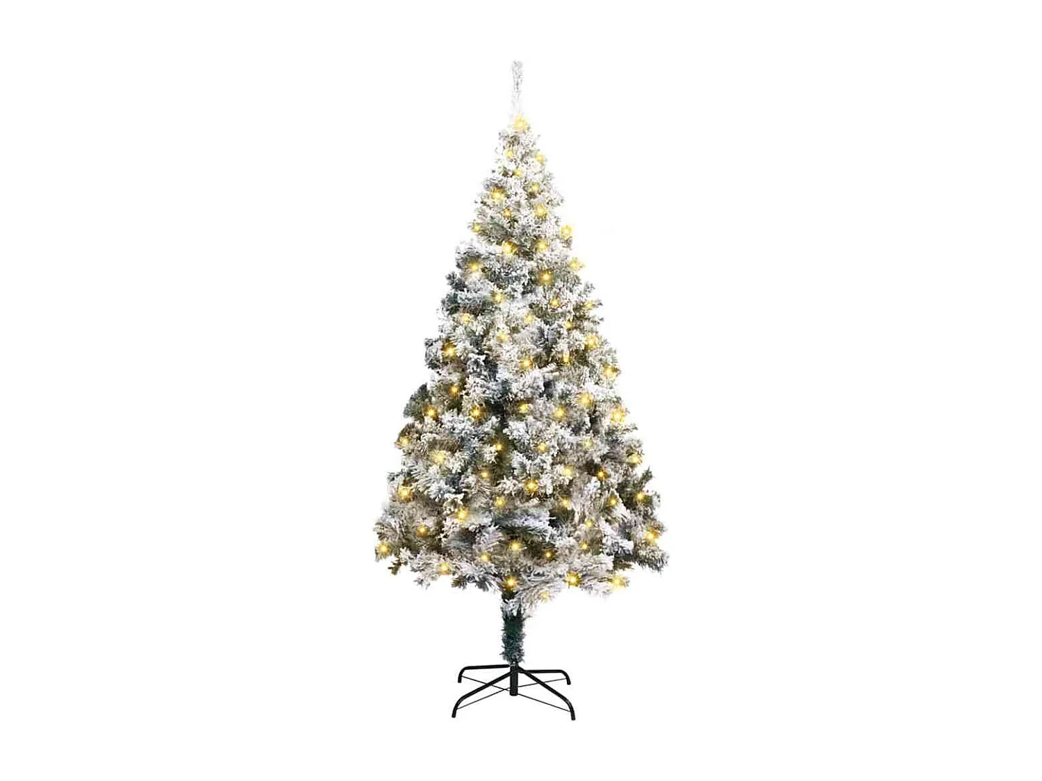 Sapin de Noël artificiel Vert 180 cm PVC, Acier et Plastique
