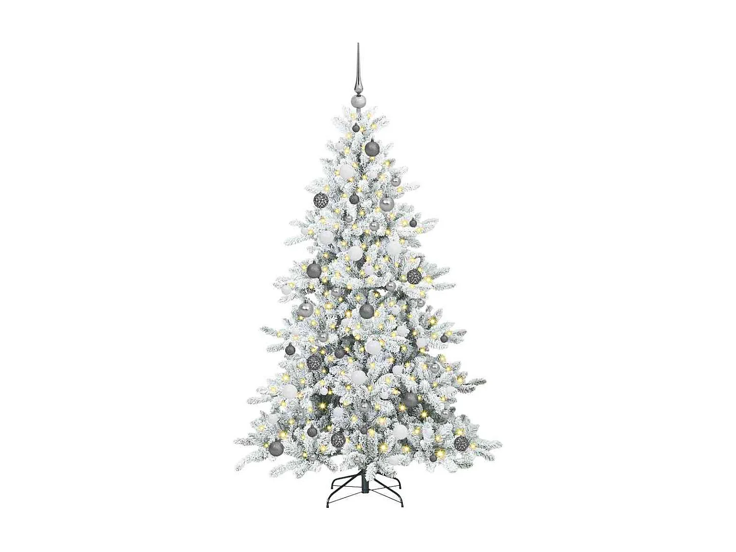 Kunstkerstboom met scharnierende takken 180 cm PVC