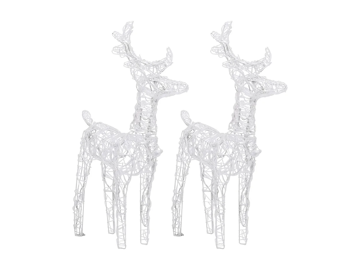 Kerstdecoratie Rendier en Slee 320 LED Acryl