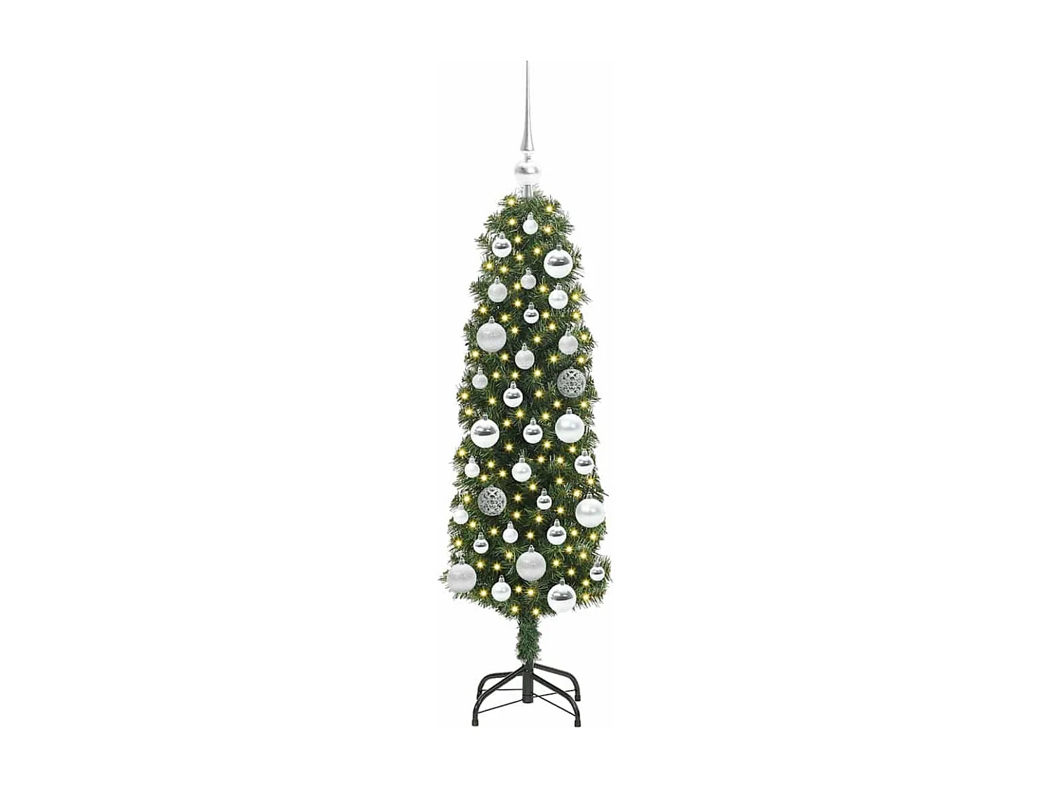 Sapin de Noël artificiel Vert 120 cm PVC et acier et plastique