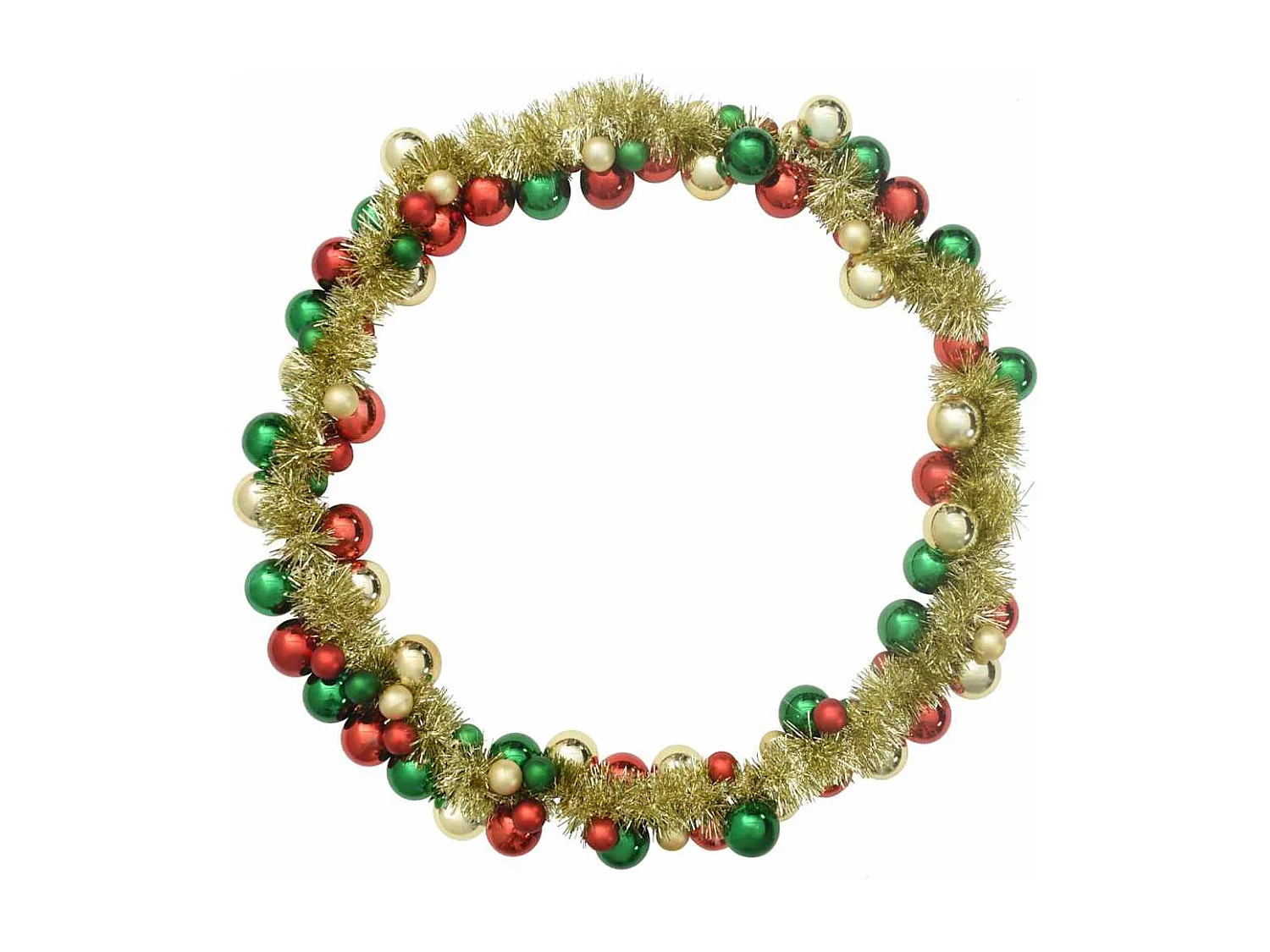 Guirlande de Boules de Noël Multicolore 186 cm Polystyrène