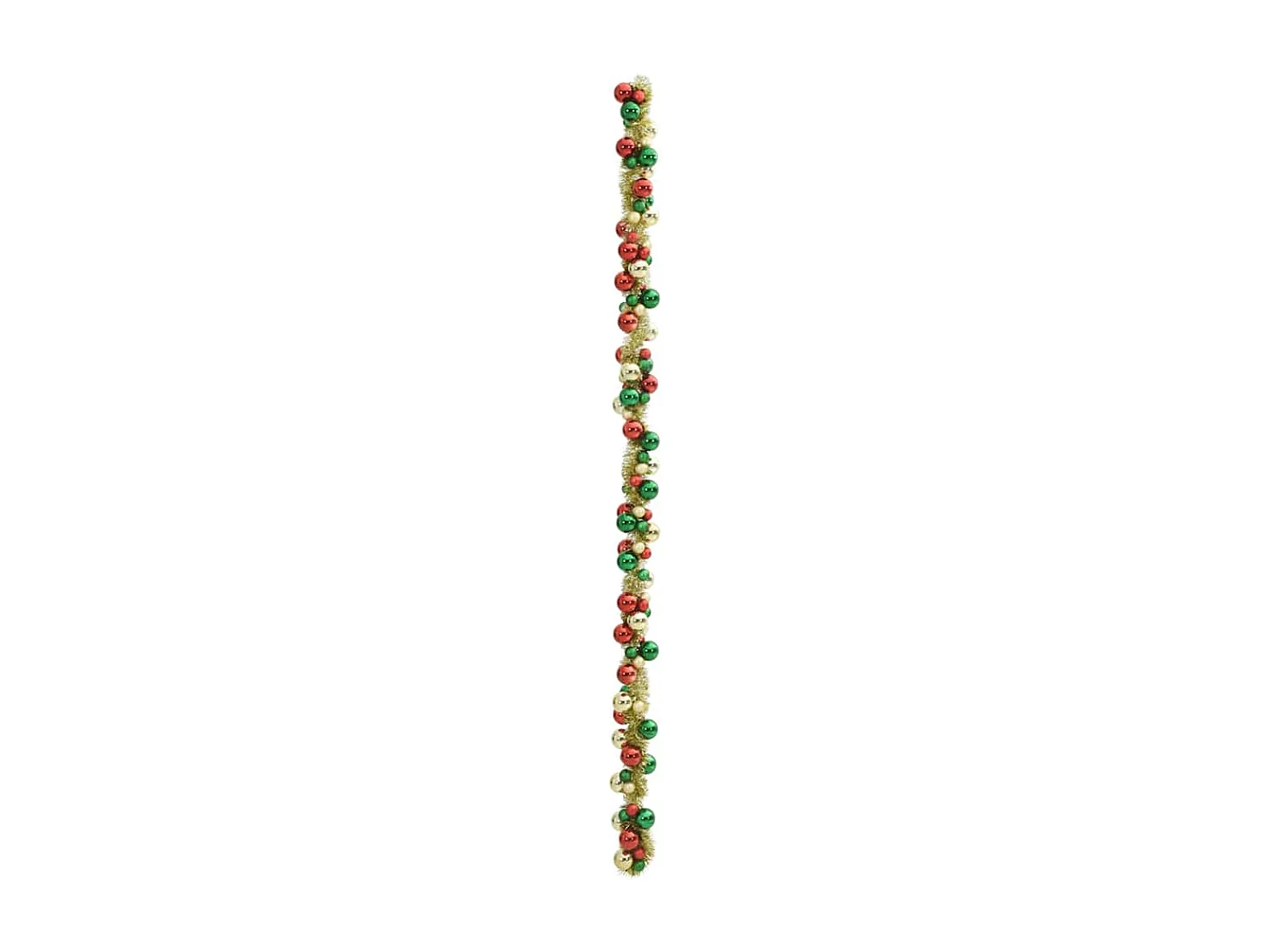 Guirlande de Boules de Noël Multicolore 186 cm Polystyrène