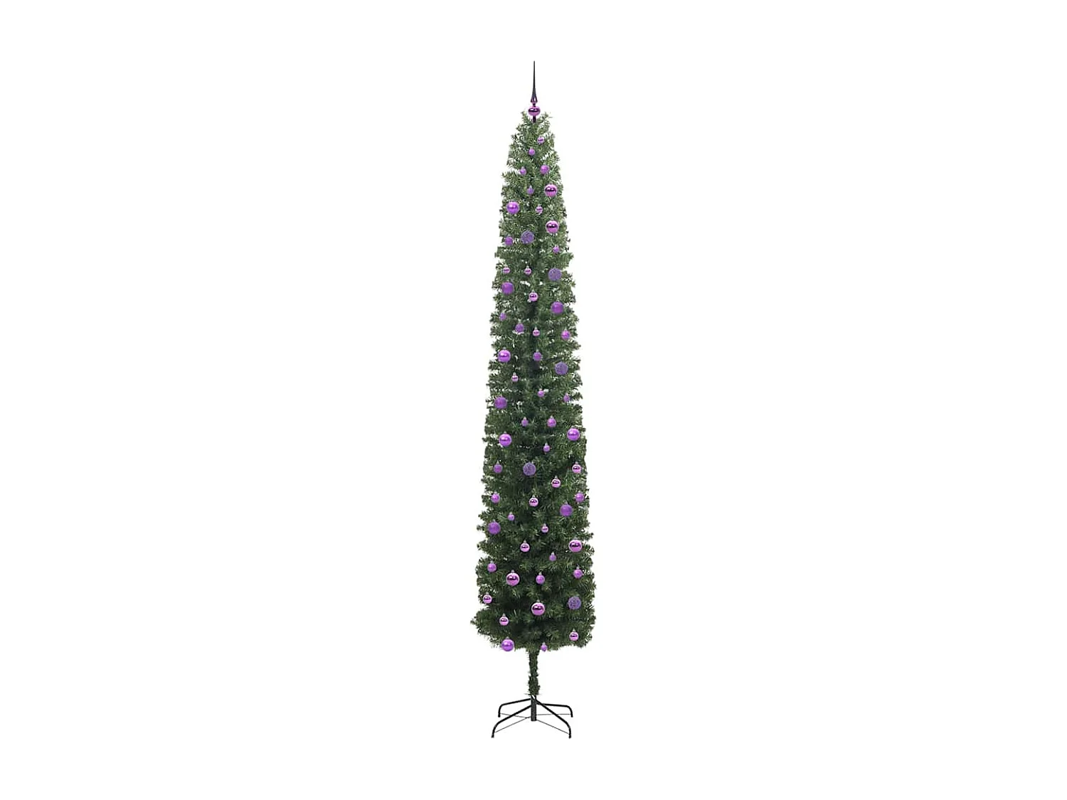 Albero di Natale artificiale Verde 270 cm PVC e acciaio e plastica