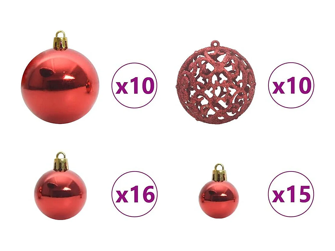 Künstlicher Weihnachtsbaum mit klappbaren Zweigen Weiß 210 cm