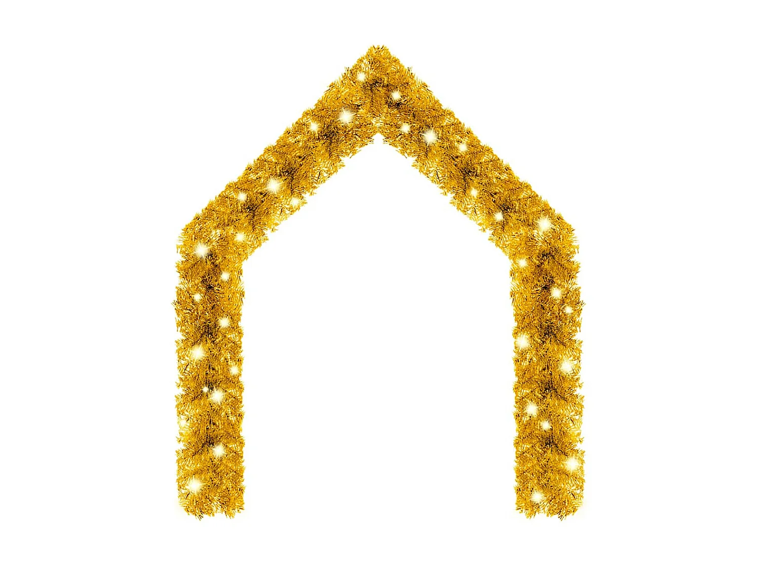 Ghirlanda natalizia con luci LED 10 m Oro