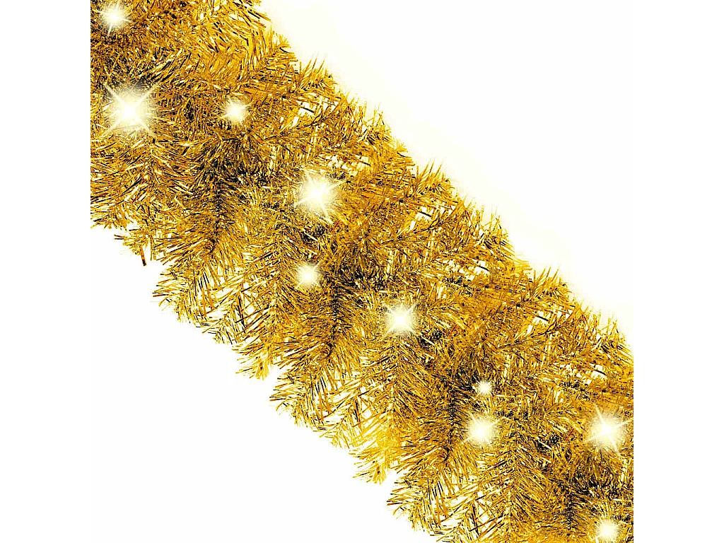 Ghirlanda natalizia con luci LED 10 m Oro