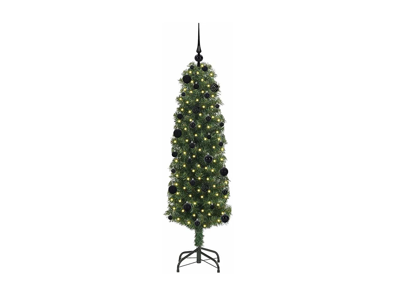 Sapin de Noël artificiel Vert 150 cm PVC et acier et plastique