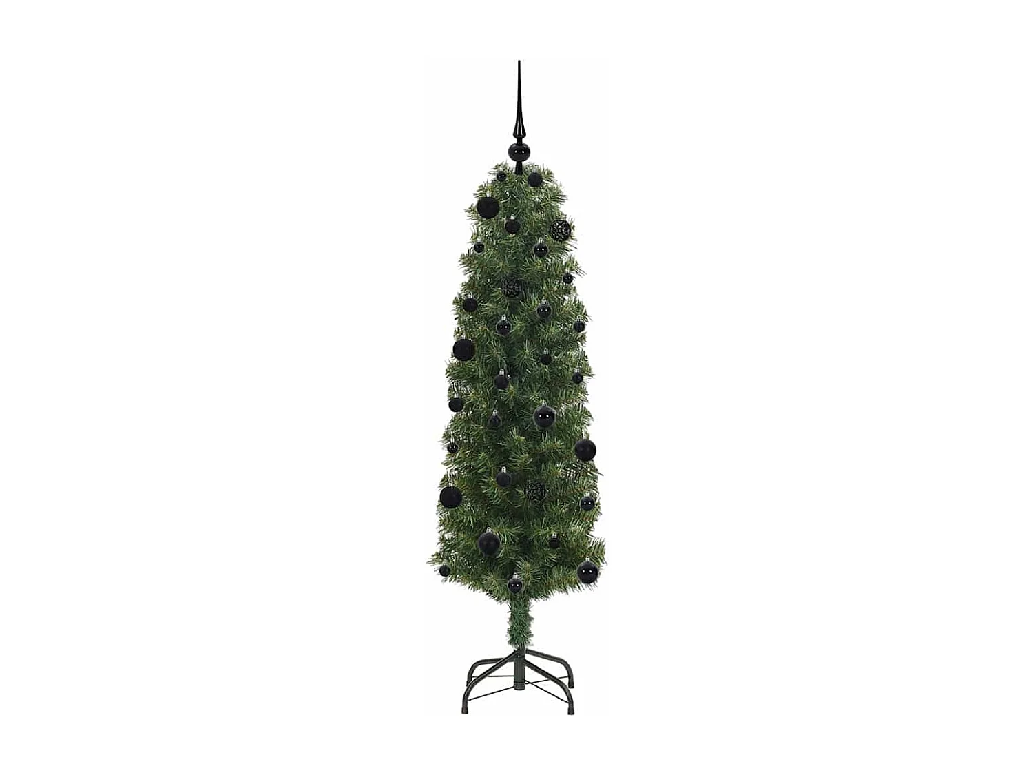 Sapin de Noël artificiel Vert 150 cm PVC et acier et plastique
