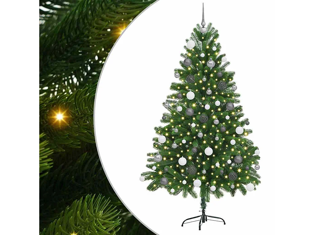 Kerstboom met 300 LED's met standaard Groen 180 cm PE