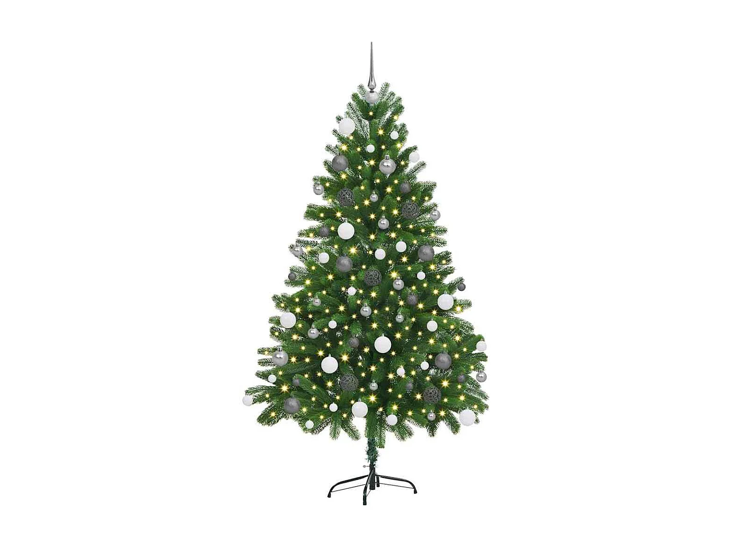 Kerstboom met 300 LED's met standaard Groen 180 cm PE