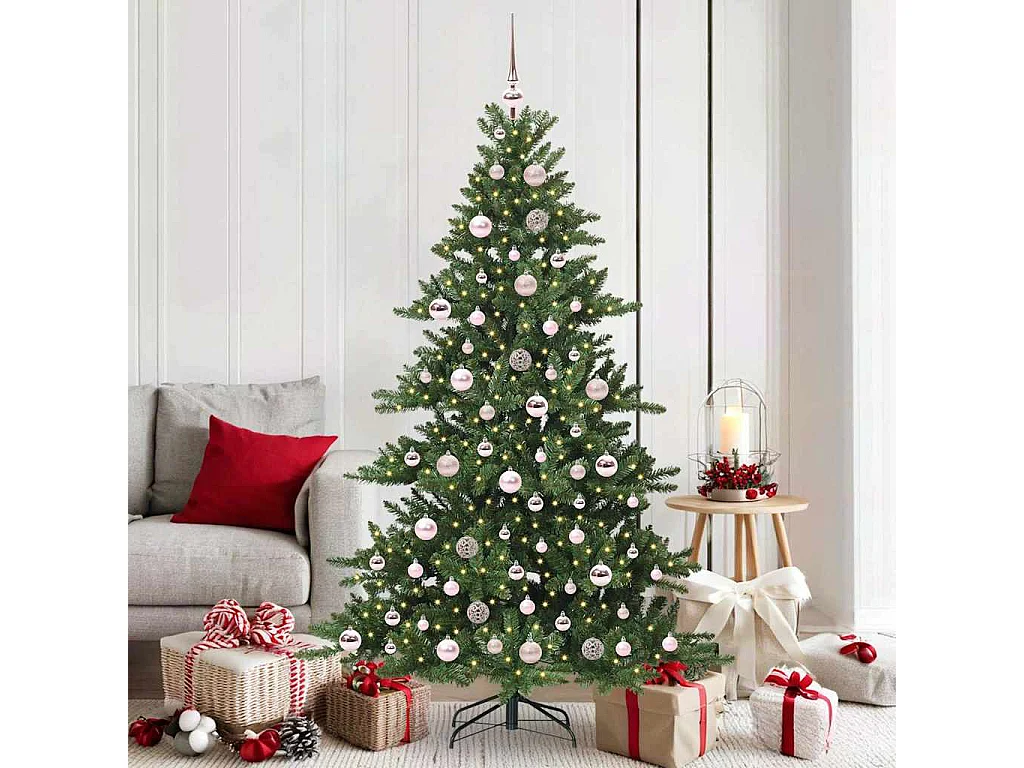 Sapin de Noël Artificiel à Branches Articulées 180 cm PVC