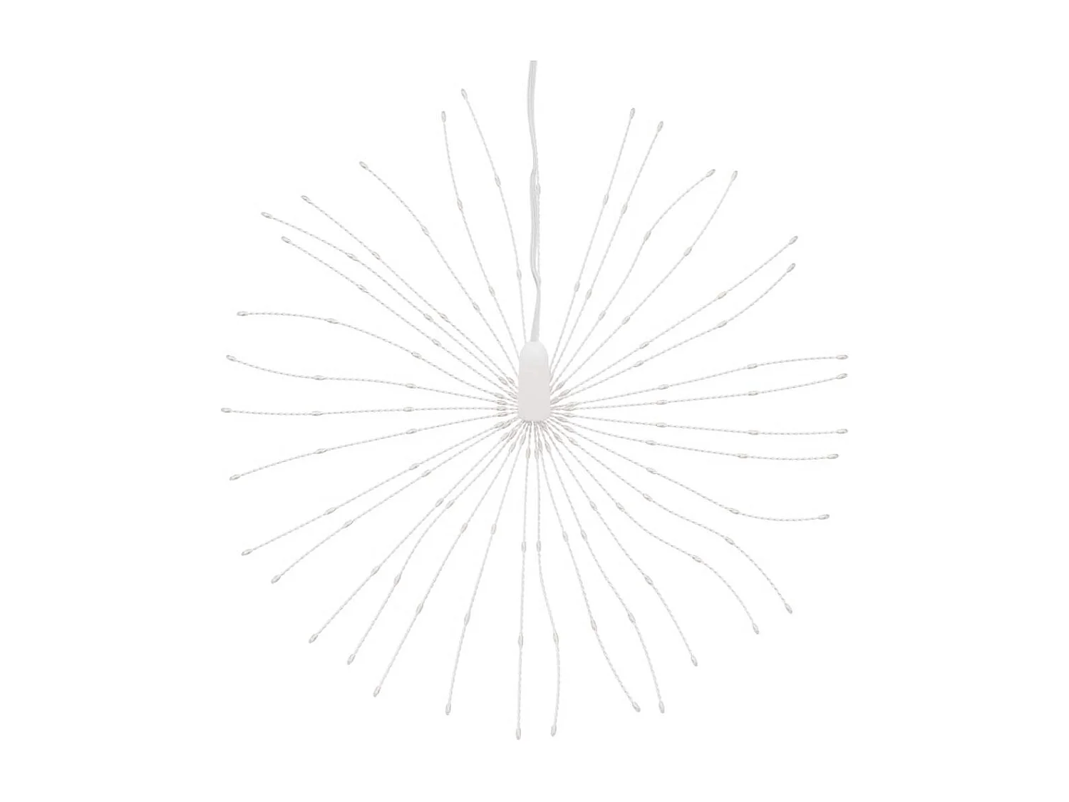 Luce a stella di Natale 140 LED 4 pezzi bianco freddo 17 cm