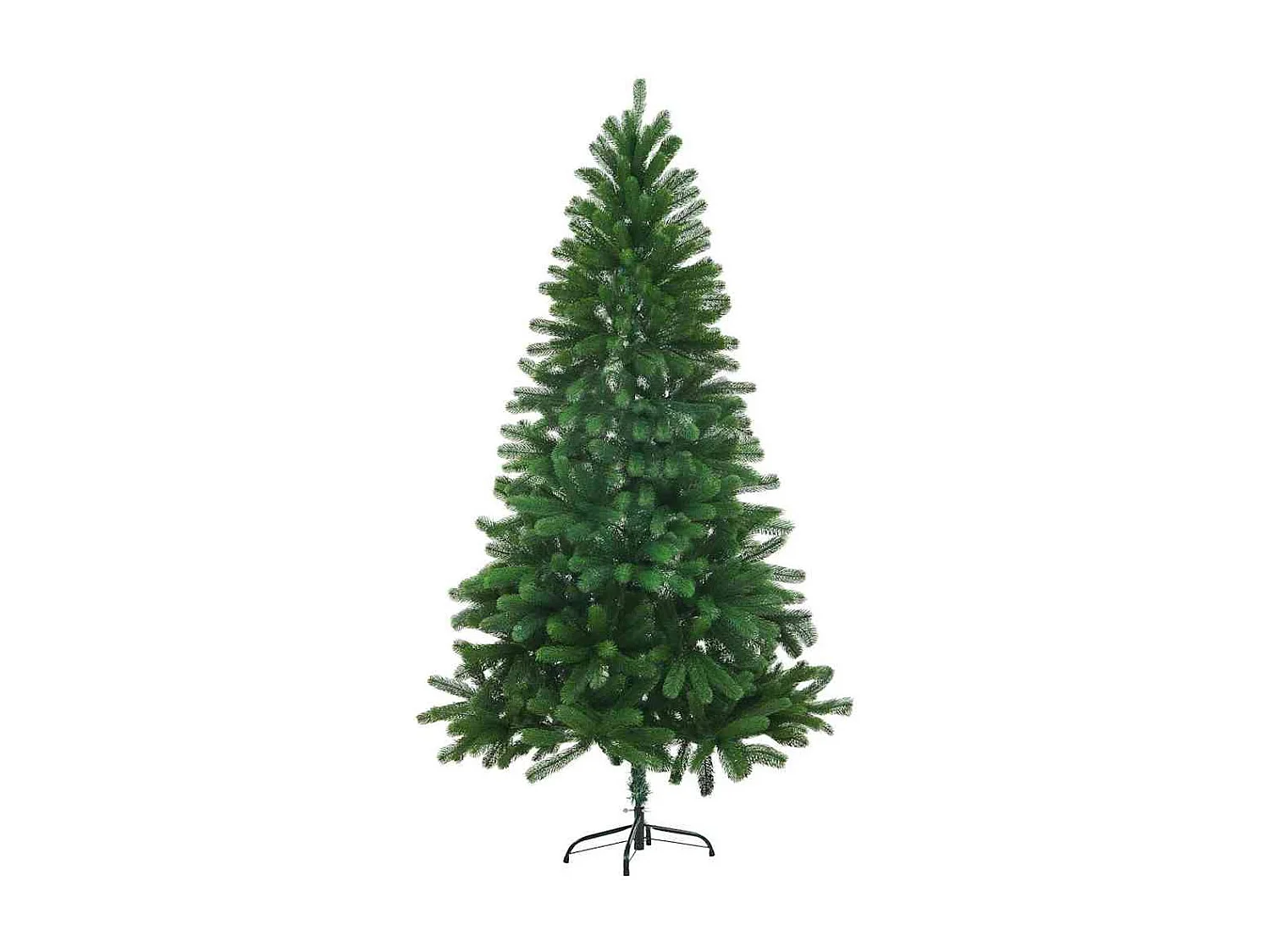 Albero di Natale con 150 LED con supporto Verde 150 cm PE