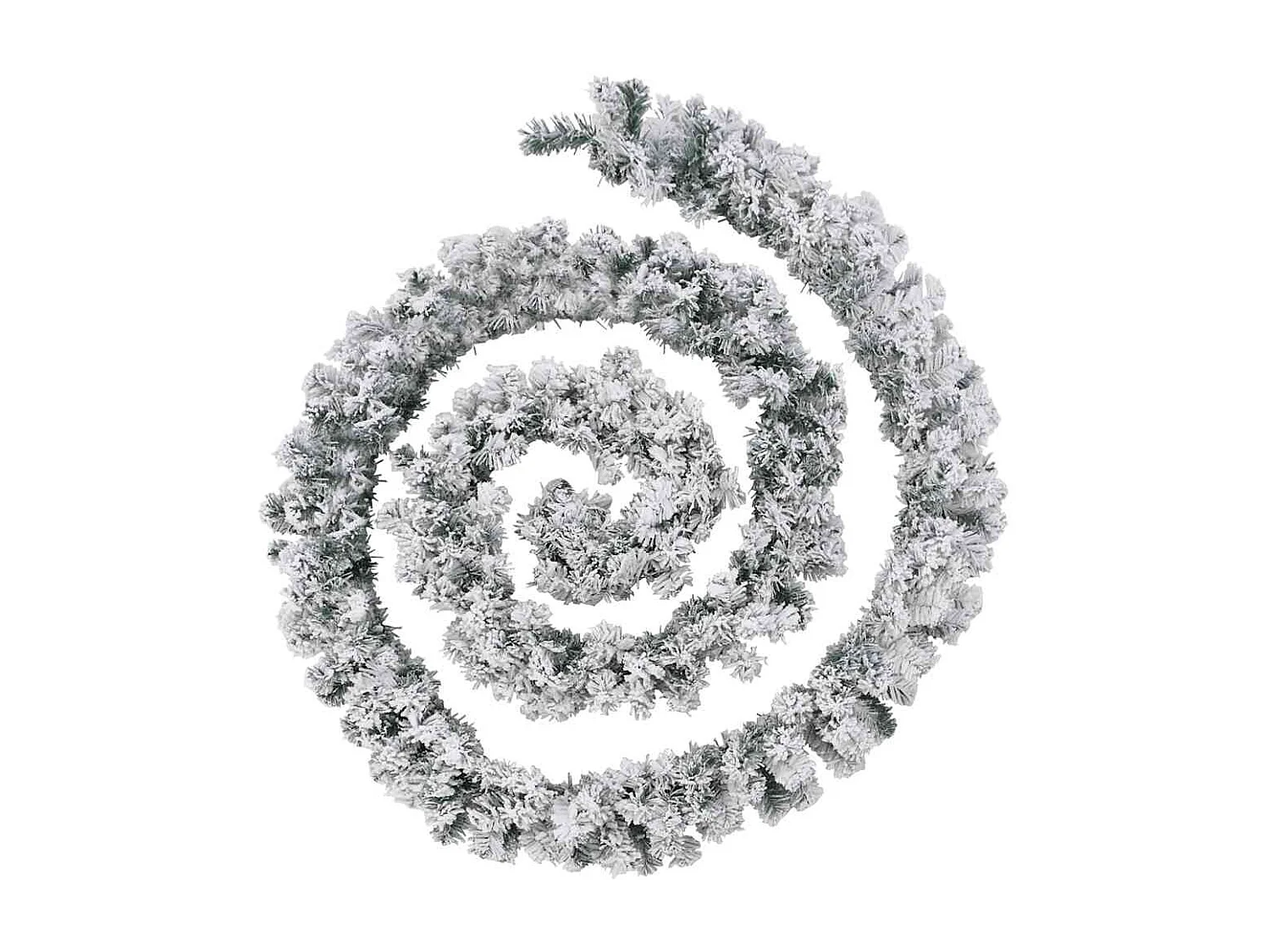 Guirlande de Noël avec lumières LED vert 20 m PVC