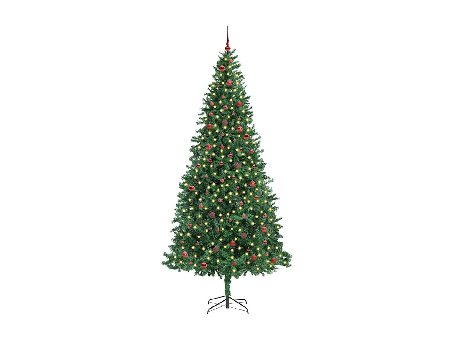 Albero di Natale artificiale Verde 300 cm PVC, metallo e plastica