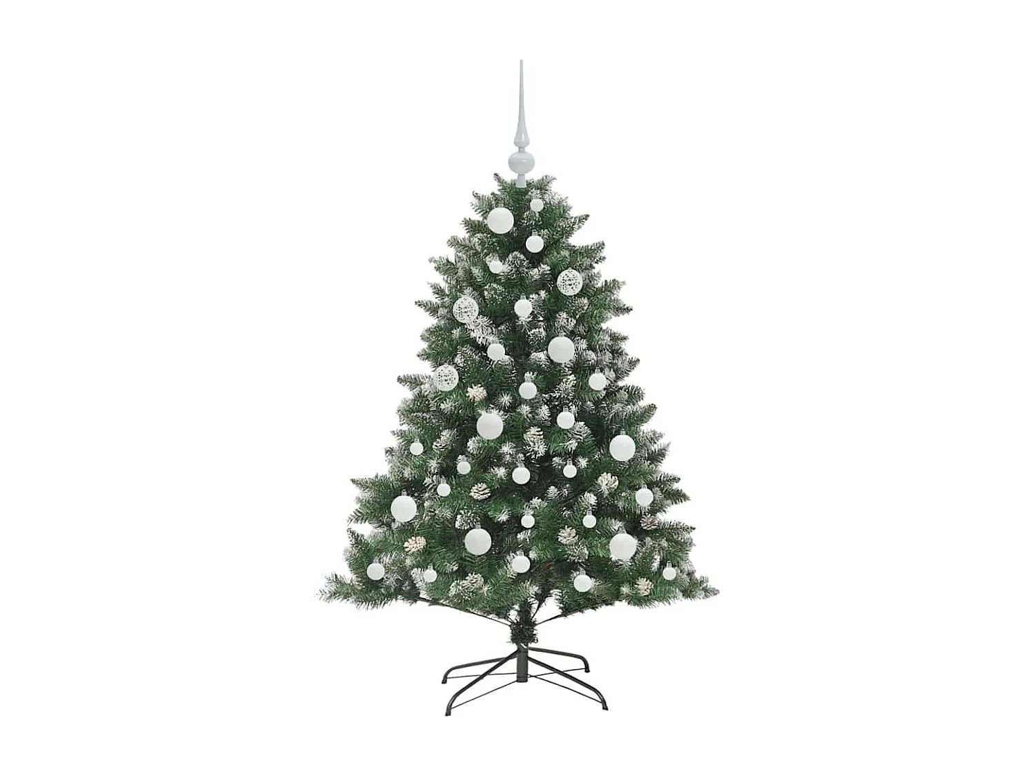 Albero di Natale artificiale con 150 LED Verde 85 x 85 x 120 cm