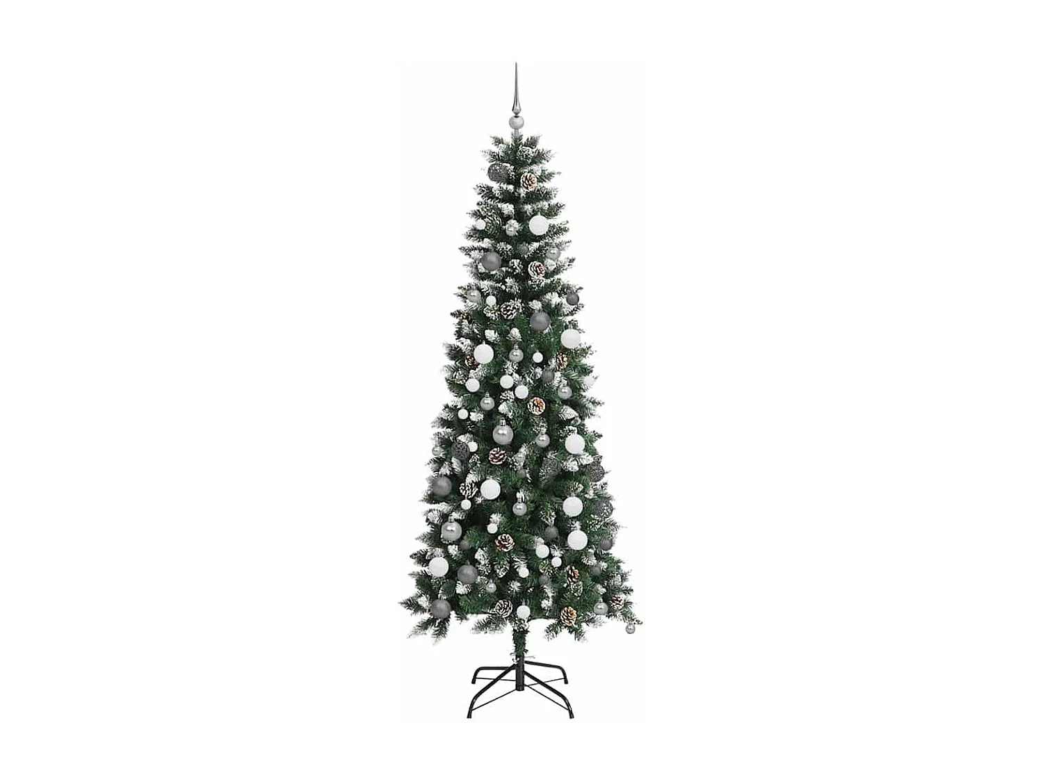 Kunstkerstboom met 300 LED's Groen 86 x 86 x 210 cm