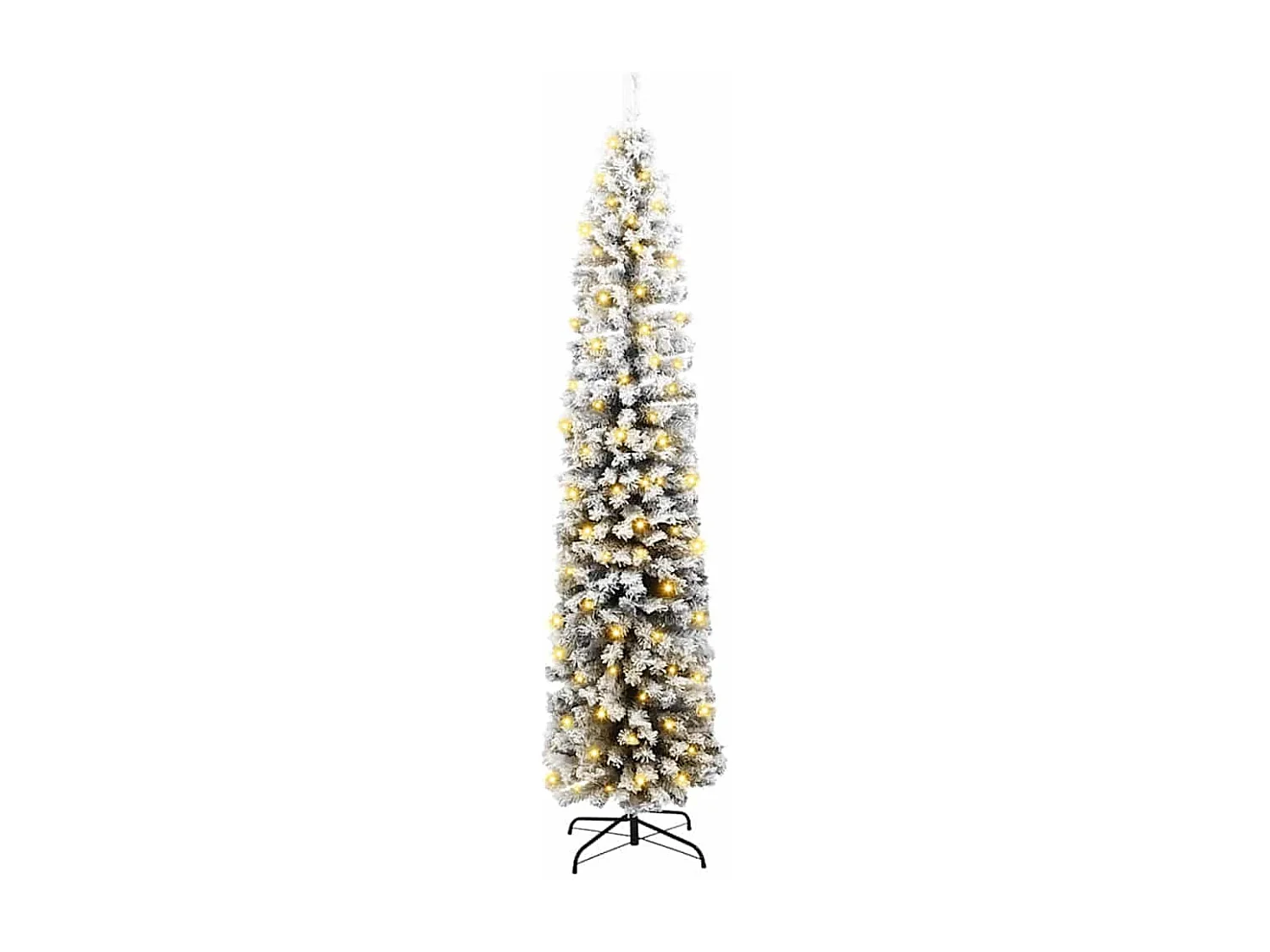 Albero di Natale artificiale Verde 180 cm PVC e acciaio e plastica
