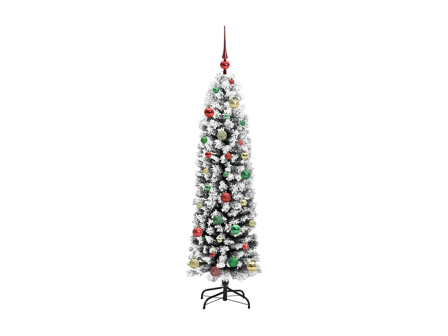 Kunstkerstboom Groen 150 cm PVC en staal en kunststof