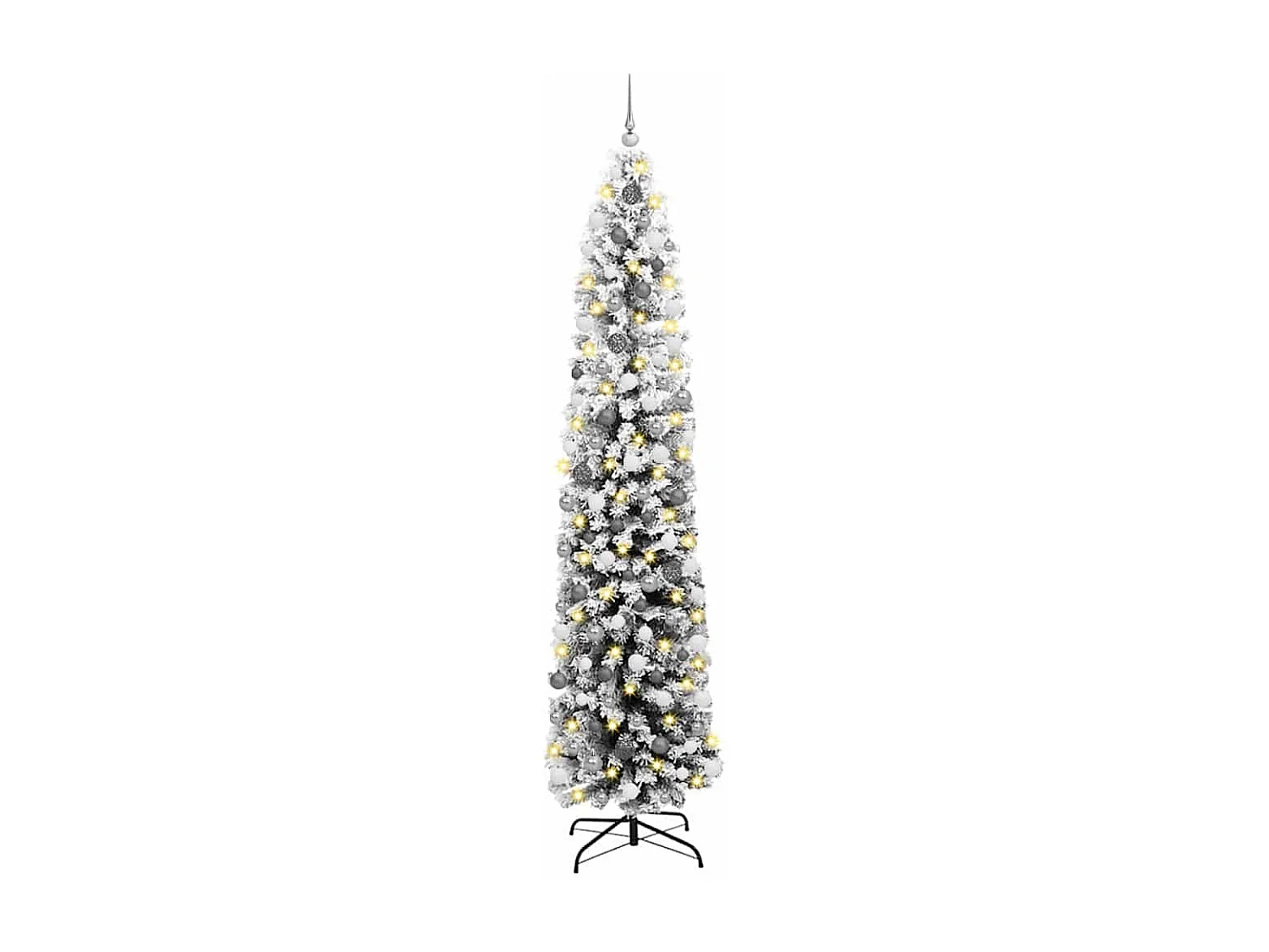 Sapin de Noël artificiel Vert 240 cm PVC et acier et plastique