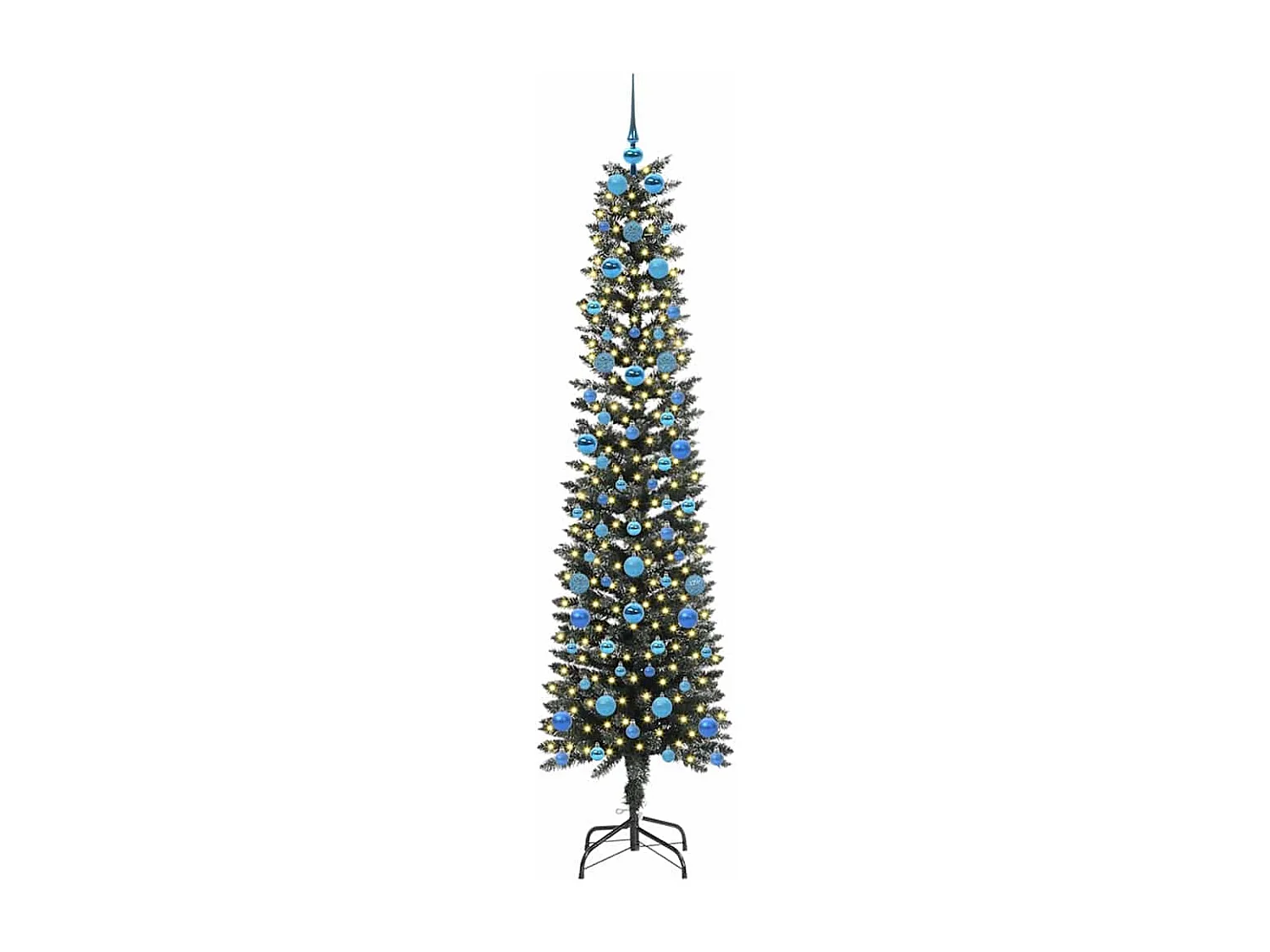 Sapin de Noël artificiel avec 300 LED Vert 58 x 58 x 210 cm
