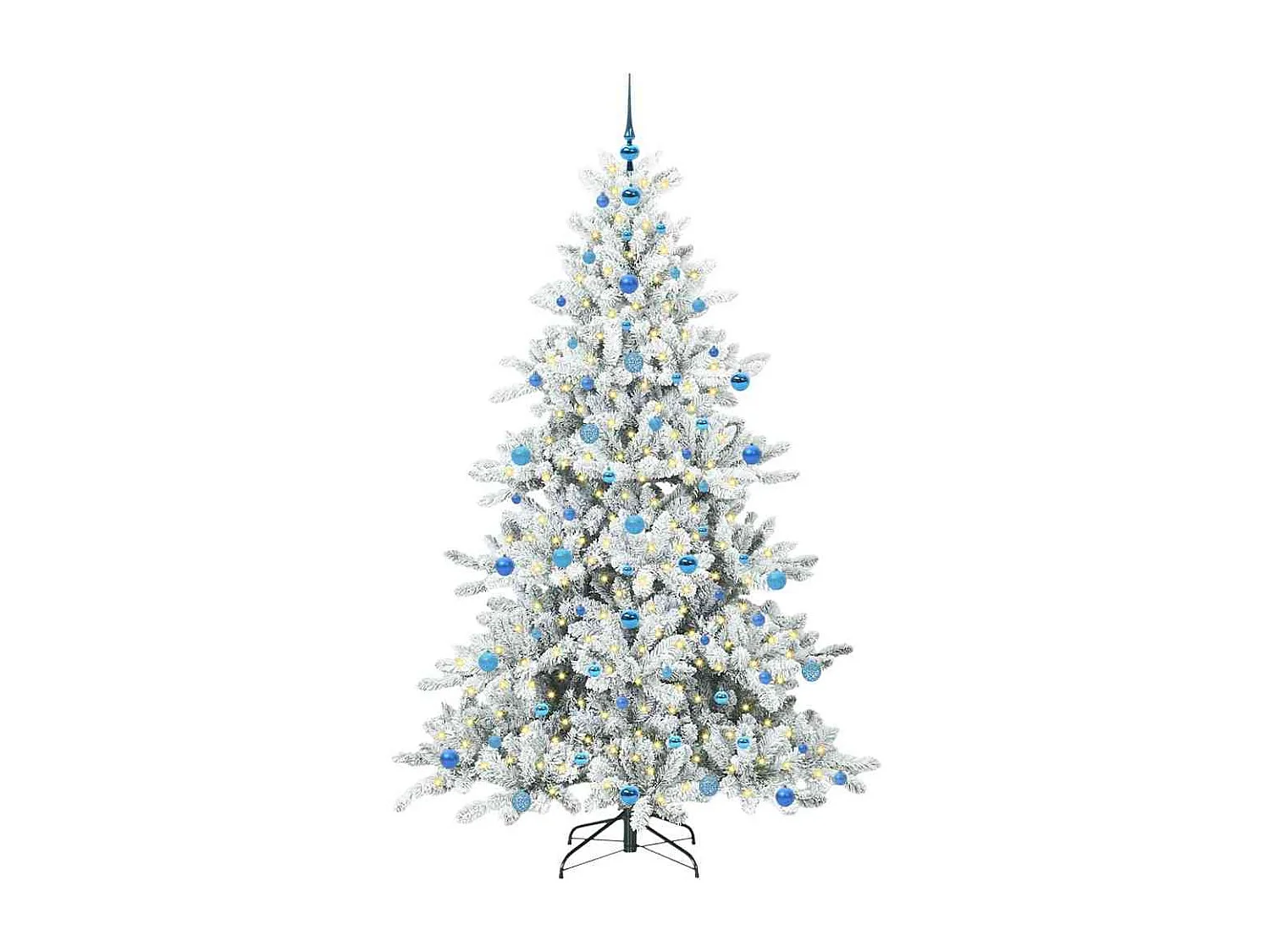 Künstlicher Weihnachtsbaum mit beweglichen Zweigen 210 cm PVC