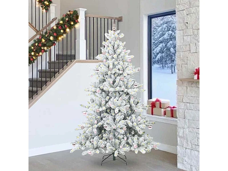 Künstlicher Weihnachtsbaum mit beweglichen Zweigen 240 cm PVC