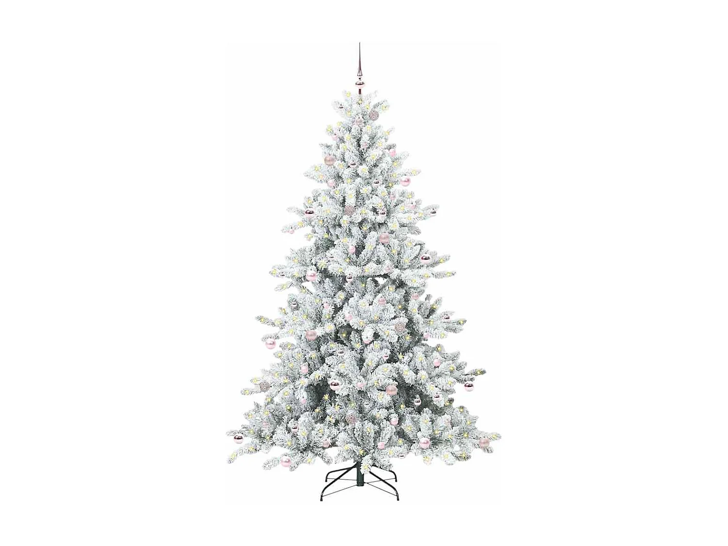 Künstlicher Weihnachtsbaum mit beweglichen Zweigen 240 cm PVC