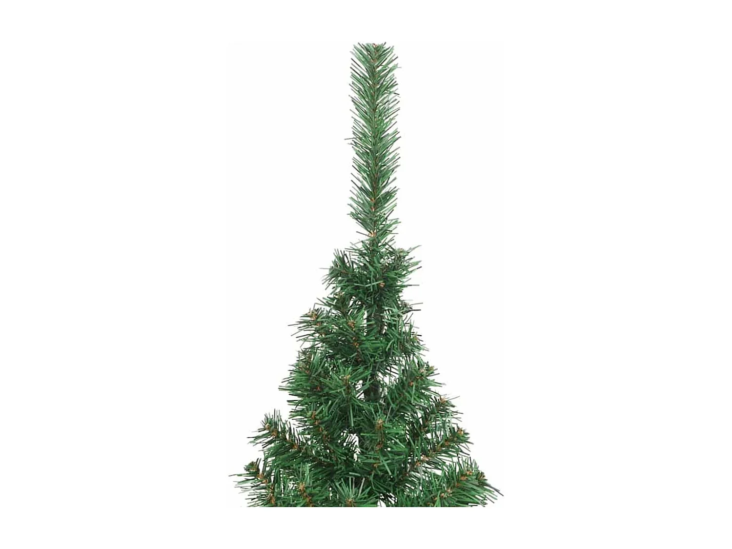 Albero di Natale artificiale preilluminato verde 240 cm in PVC