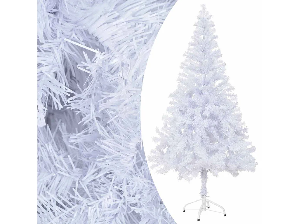 Albero di Natale artificiale preilluminato/palline 150 cm 380 rami