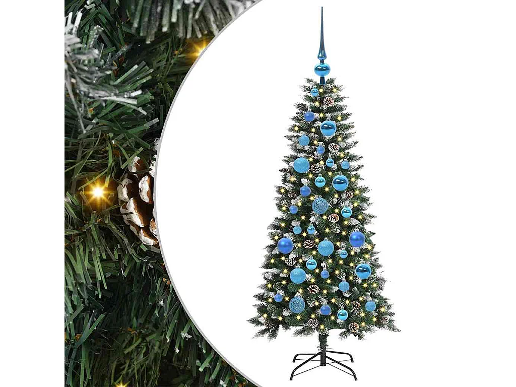 Kunstkerstboom met 150 LED's Groen 50 x 50 x 120 cm