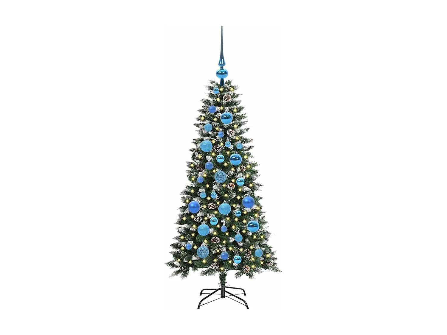 Kunstkerstboom met 150 LED's Groen 50 x 50 x 120 cm