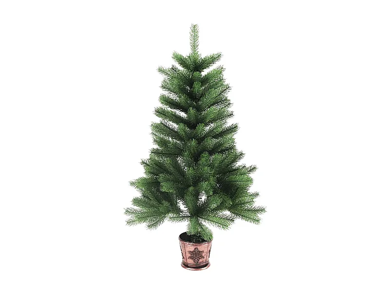 Arbre de Noël artificiel aiguilles réalistes 65 cm vert