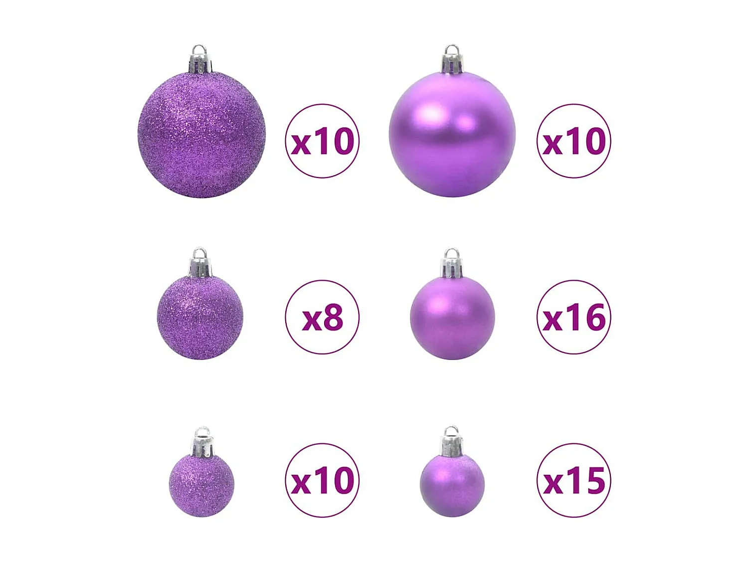 Sapin de Noël artificiel avec 300 LED Vert 114 x 114 x 210 cm