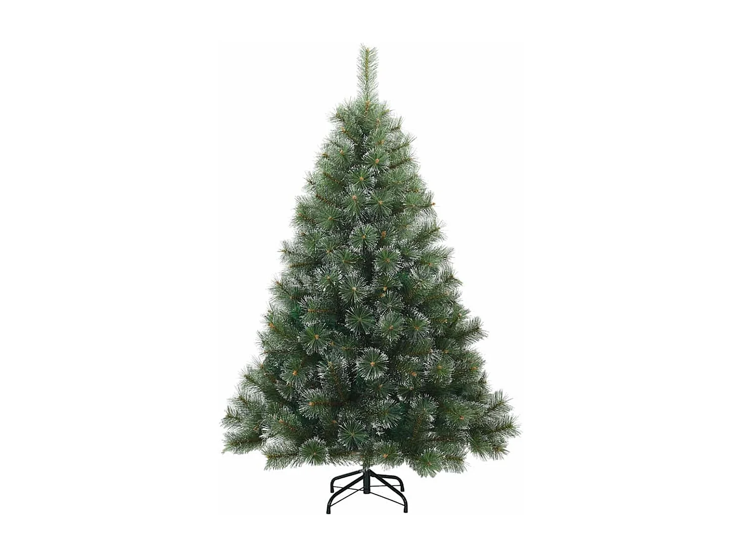 Albero di Natale artificiale con 150 LED Verde 150 cm PE e PVC