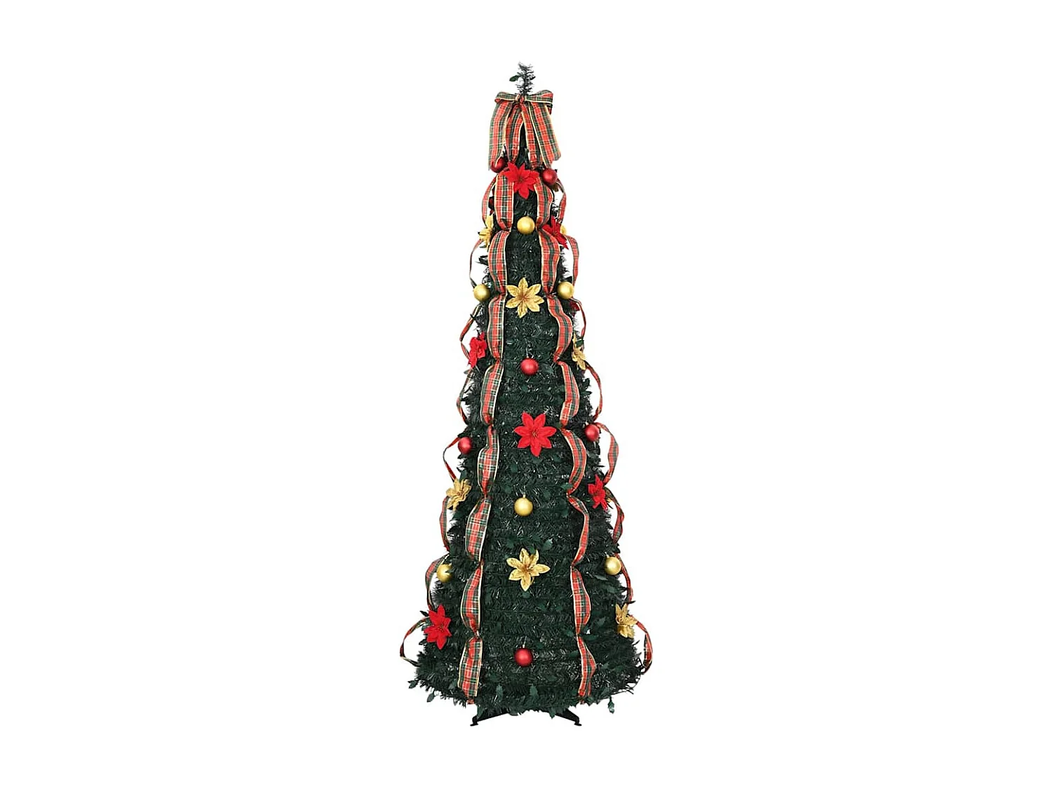 Sapin de Noël artificiel avec 150 LED Vert 180 cm PVC