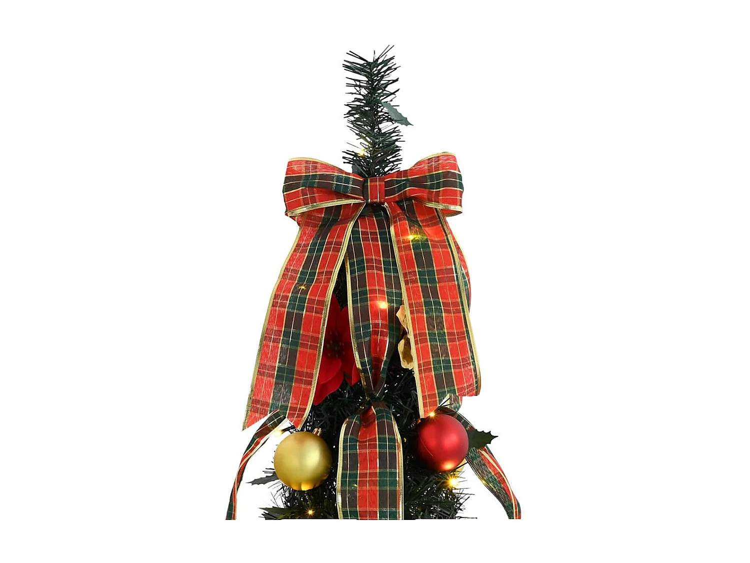 Sapin de Noël artificiel avec 150 LED Vert 180 cm PVC
