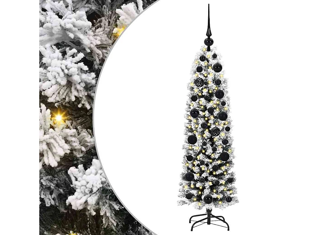 Künstlicher Weihnachtsbaum Grün 120 cm PVC und Stahl und Kunststoff