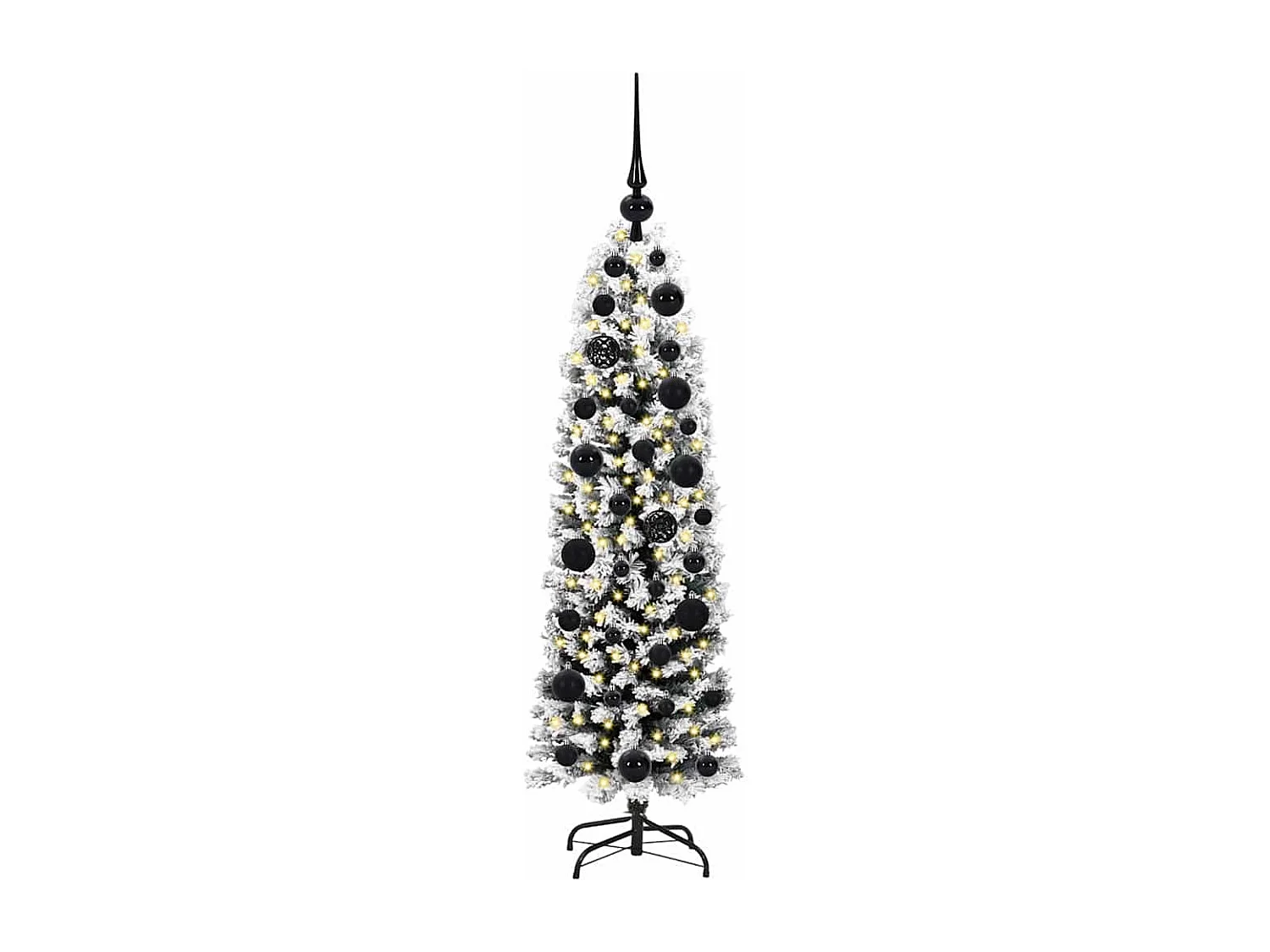 Künstlicher Weihnachtsbaum Grün 120 cm PVC und Stahl und Kunststoff