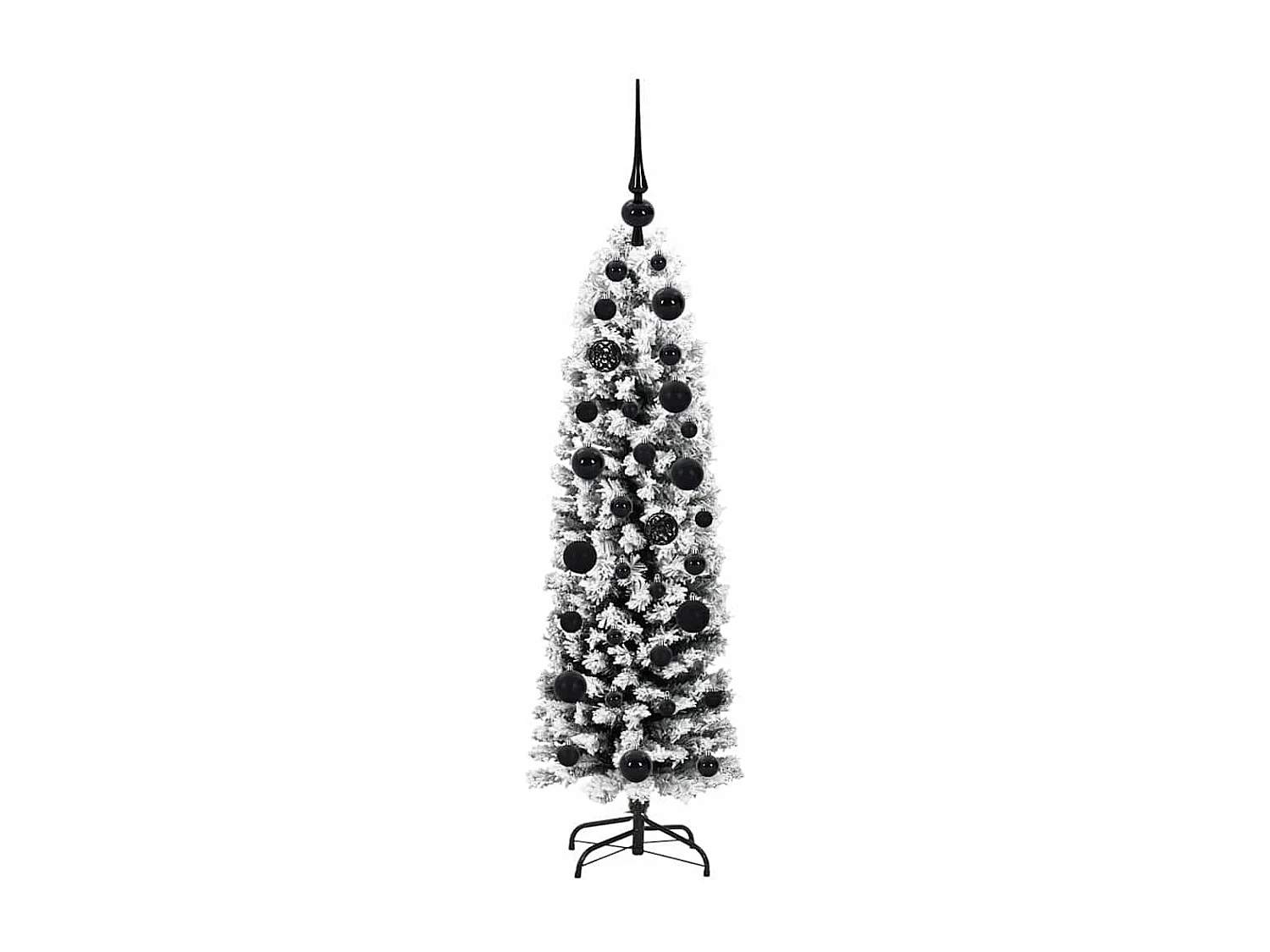 Künstlicher Weihnachtsbaum Grün 120 cm PVC und Stahl und Kunststoff