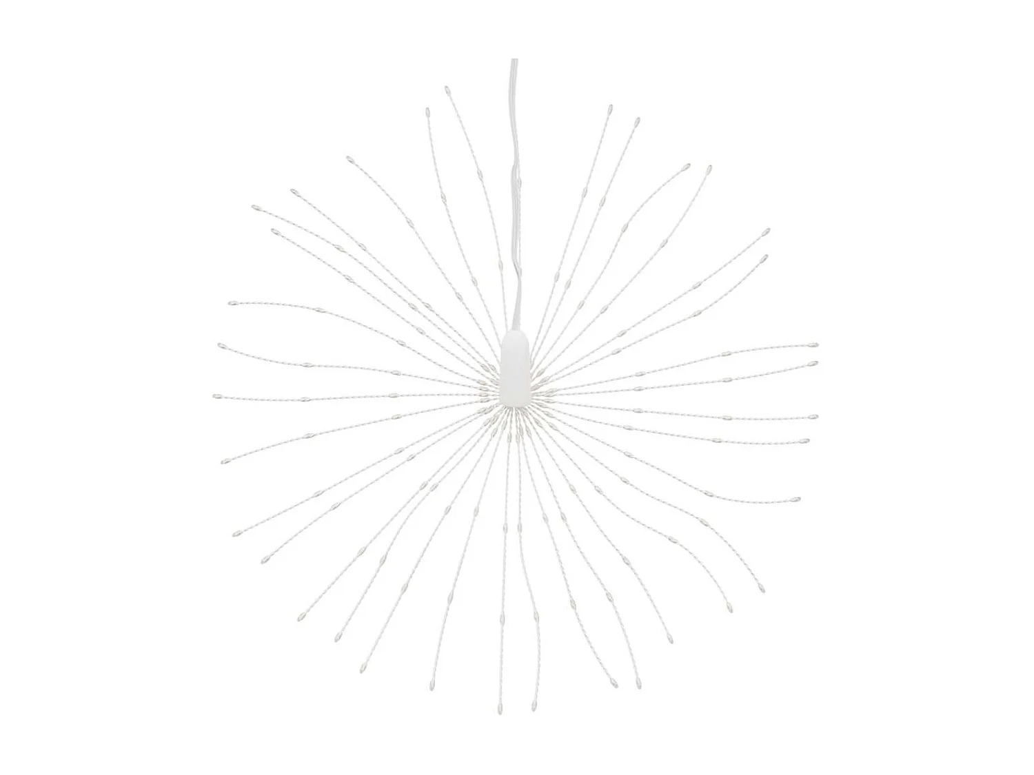 Luci natalizie a stella 140 LED 4 pezzi bianco caldo 17 cm