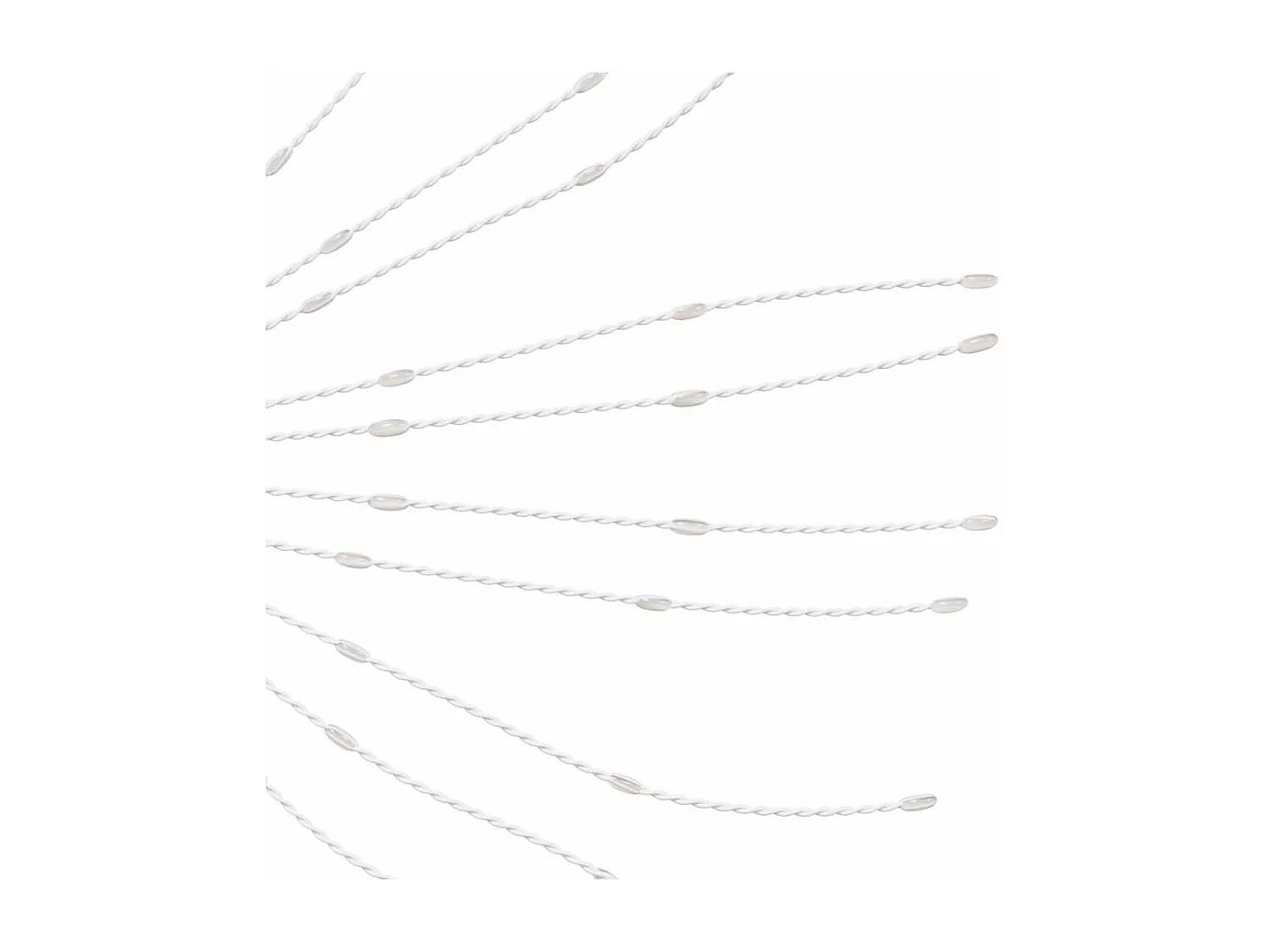 Luci natalizie a stella 140 LED 4 pezzi bianco caldo 17 cm