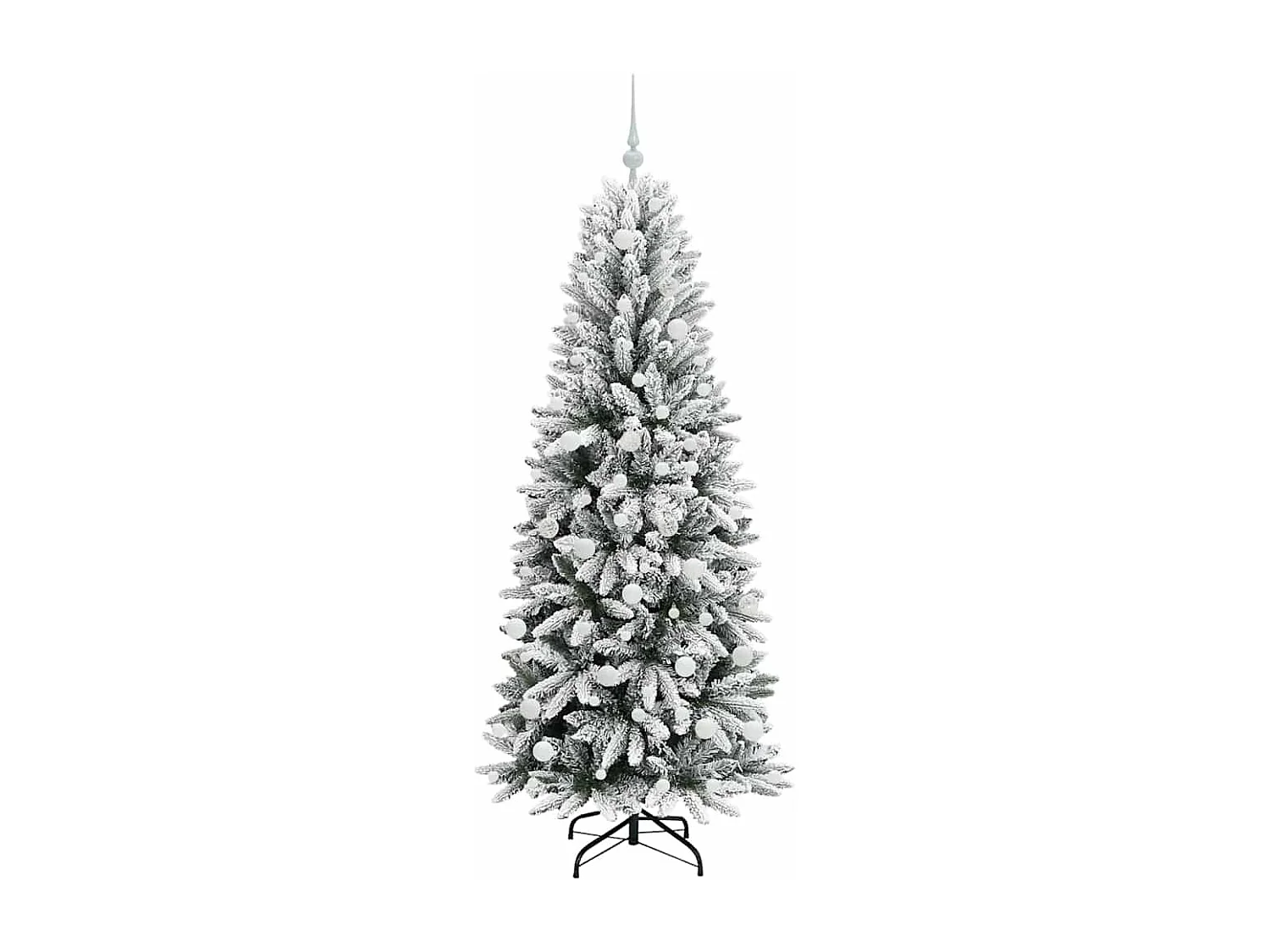 Sapin de Noël artificiel avec 300 LED Blanc 73 x 73 x 180 cm